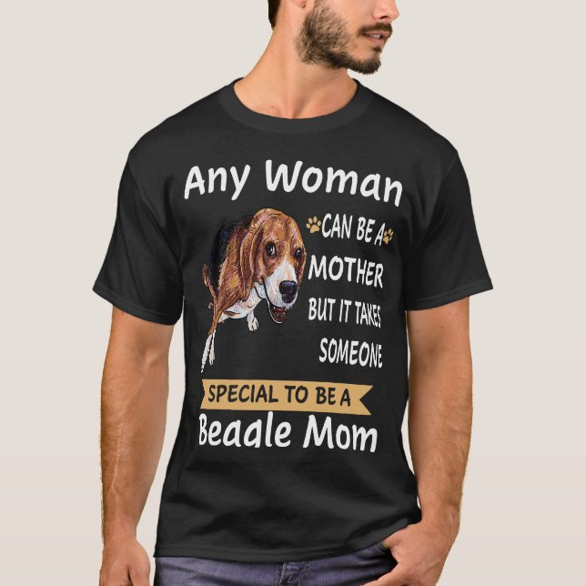 Camiseta 135 Especial Para Ser Una Madre Beagle (Anverso)