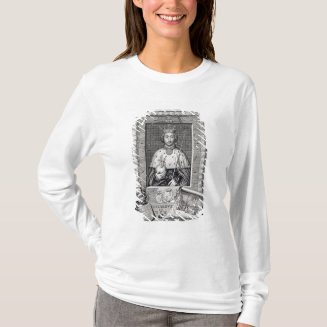 Camiseta 1367-1400) reyes de Richard II (de Inglaterra (Anverso)
