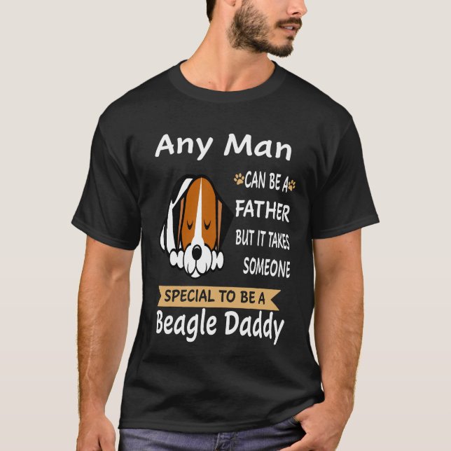 Camiseta 138 Cualquier Hombre Beagle Daddy (Anverso)