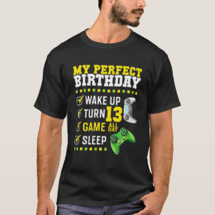 Camiseta 13.ª Fiesta De Cumpleaños Perfecta Para Jugadores