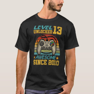 Camiseta 13.ª Regalo por cumpleaños Nivel 13 Desbloqueado 2