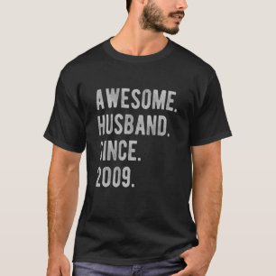 Camiseta 13.º Aniversario Boda Por Él Impresionante Esposo