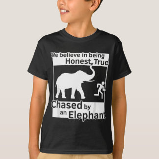 Camiseta 13.º artículo de Faith Funny LDS perseguido por un