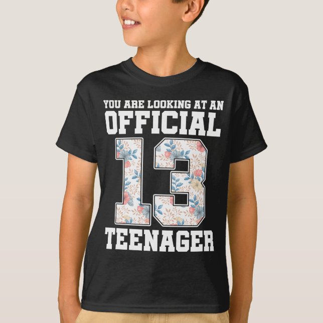 Camiseta 13.º Chica adolescente oficial (Anverso)
