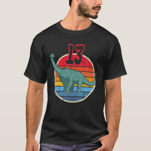 Camiseta 13.º Cumpleaños I Brachiosaurus Diplodocuments I F
