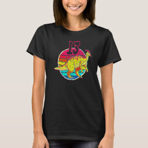 Camiseta 13.º cumpleaños I Parasaurolophus I Mateo familiar