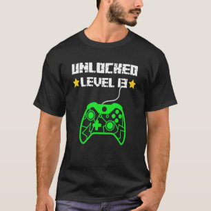 Camiseta 13.º Jugador de Cumpleaños Nivel Desbloqueado Trec