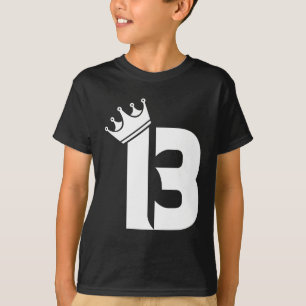 Camiseta 13.º Nacimiento Chicas Adolescentes Número de Vint
