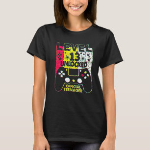 Camiseta 13.º Nacimiento Niño Nivel 13 Adolescente oficial
