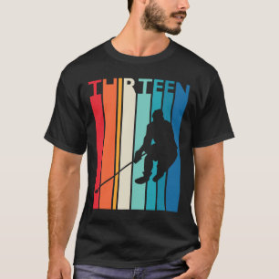 Camiseta 13.º regalo de cumpleaños Trece años de hockey vin