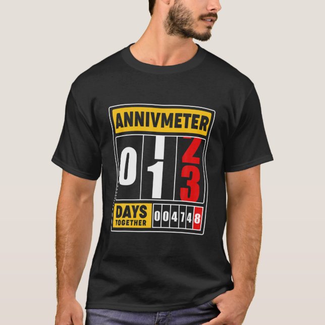 Camiseta 13 Aniversario Boda S Para Parejas Esposo Wif (Anverso)
