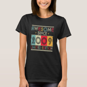 Camiseta 13 años asombroso desde 2009 13º cumpleaños