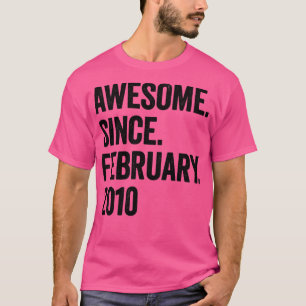 Camiseta 13 años de asombro desde febrero de 2010