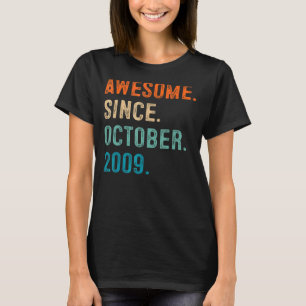 Camiseta 13 años de edad 13º día de los niños asombrosos de