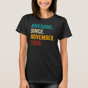 Camiseta 13 años de edad 13º novio asombroso desde noviembr