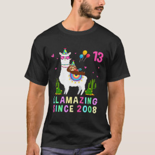 Camiseta 13 años de edad 13.ª consigna de cumpleaños montan