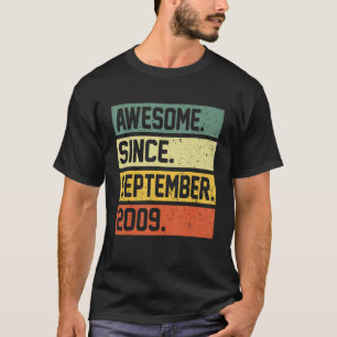 Camiseta 13 años de edad increíble desde septiembre
