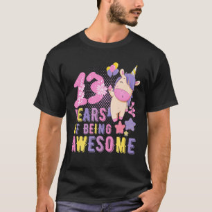 Camiseta 13 Años De Ser Impresionante Clásico De Cumpleaños