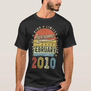 Camiseta 13 años increíbles desde febrero de 2010 13 años