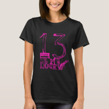 Camiseta 13 es mi número de la suerte