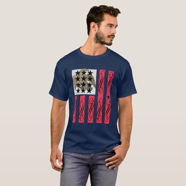 Camiseta 13 Estrella Americana Regal Eagle T-Shirt (Anverso completo)