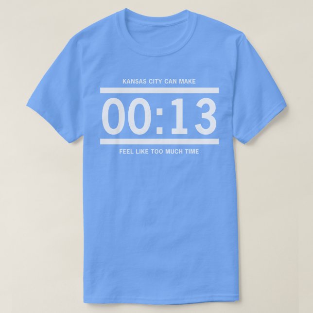 Camiseta 13 segundos jefes (Diseño del anverso)