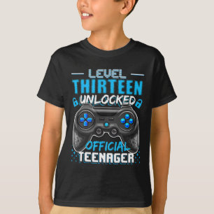 Camiseta 13 videojuego oficial de adolescente sin bloquear 