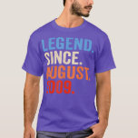Camiseta 13 Years Old Gift Legend Since August 2009 13th Bi<br><div class="desc">13 Years Old Gift Legend Since August 2009 13th Birthday Boy  .</div>