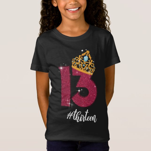 Camiseta 13 Years Old Official Teenager 13th Birthday Gift (Anverso)