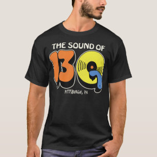 Camiseta 13Q Estación de Radio 1 de Pittsburgh Retro Defect