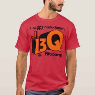 Camiseta 13Q Estación de radio retro desaparecida de Pittsb