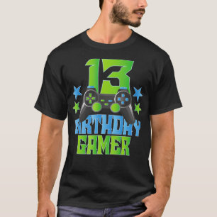 Camiseta 13th Birthday Gamer Boy 13 Years Old Video Game Lo