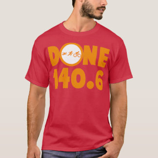 Camiseta 1406 Triathlon Cycle Run Swim Finisher Gracioso Re