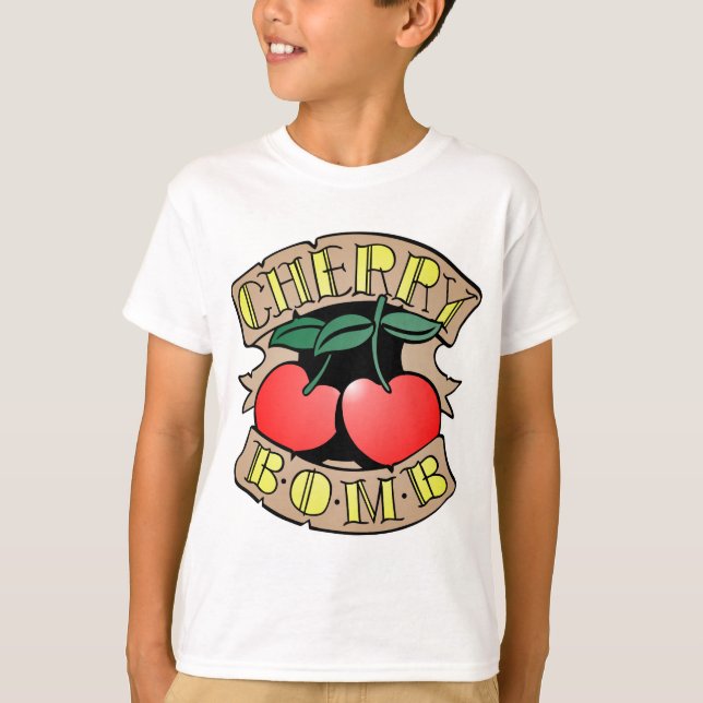 Camiseta 1413032011 Cherry Bomb Inverso (Rocker & Kustom) (Anverso)