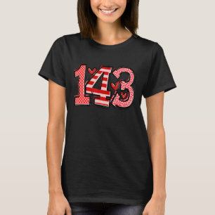 Camiseta 143 Día de San Valentín Shirt Cute Couples Matchin