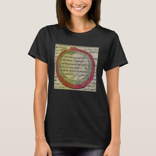 Camiseta 1478 symbol of the old alchemist Ouroboros (Anverso)