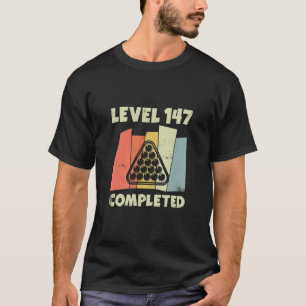 Camiseta 147 Retro De Billard Con Máximo De Cue