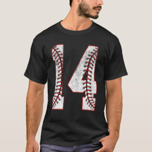 Camiseta 14.ª Fiesta de Cumpleaños Béisbol de 14 años