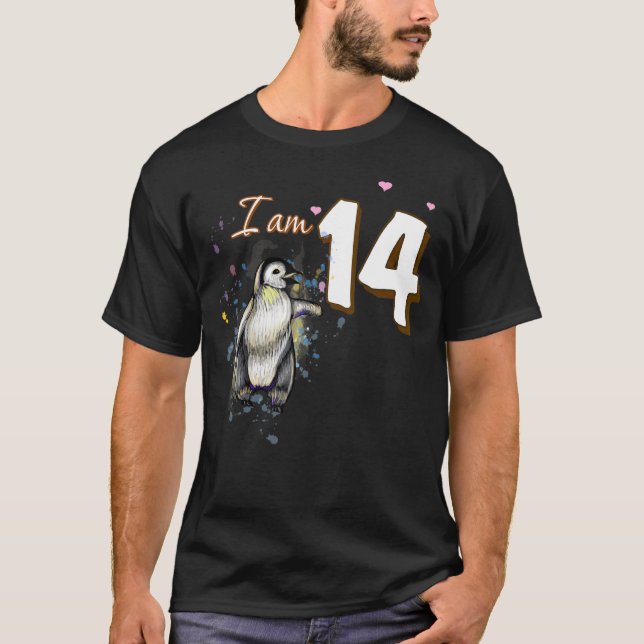 Camiseta 14.º Abanico de Penguin (Anverso)