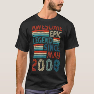 Camiseta 14.º cumpleaños impresionante leyenda épica desde