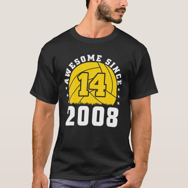 Camiseta 14.º Jugador De Voleibol De 14 Años (Anverso)