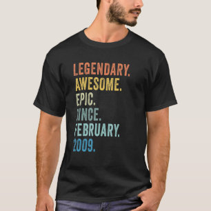 Camiseta 14.º Nacimiento Legendario épico impresionante des