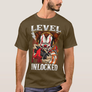 Camiseta 14.º payaso de videojuegos de cumpleaños de 14 G
