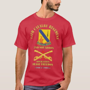 Camiseta 14.º Regimiento de Cavalry con Cav Br 2ª Ópera Esc