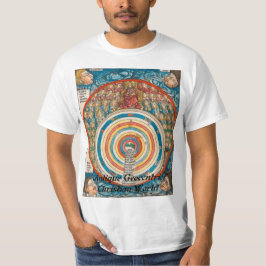 Camiseta $14,95 Mundo cristiano geocéntrico antiguo