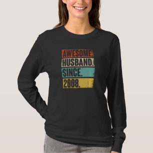 Camiseta 14 Aniversario Boda De Su Esposo Épico Desde