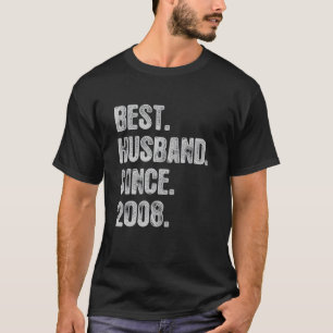 Camiseta 14° Aniversario Boda De Su Mejor Esposo Sinc