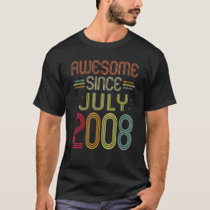 Camiseta 14 años alucinantes desde julio de 2008 14 años
