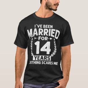 Camiseta 14 años me he casado 14 años