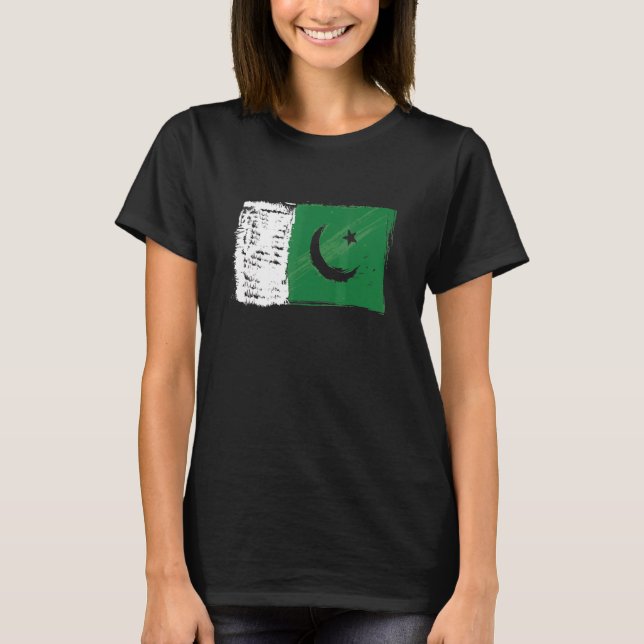 Camiseta 14 de agosto Día de la Independencia Pakistán Band (Anverso)